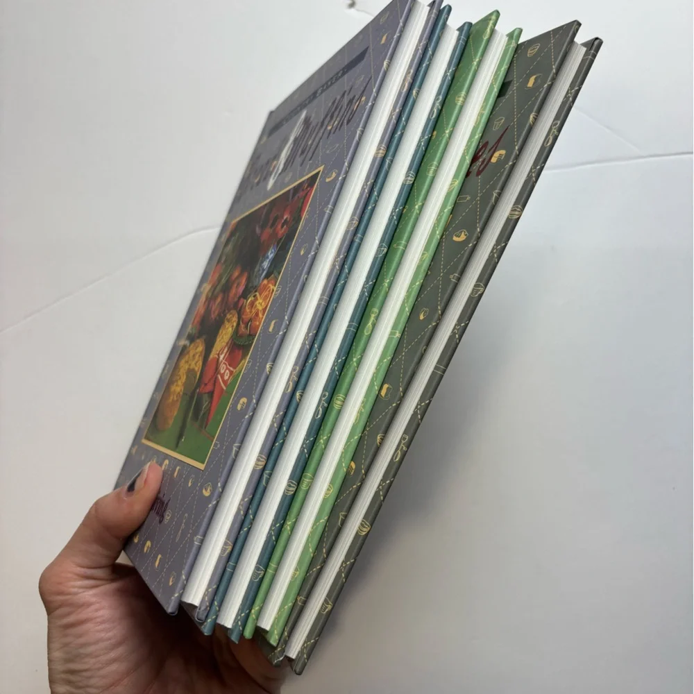 Country Living hardcover recipe books set‎ of 4